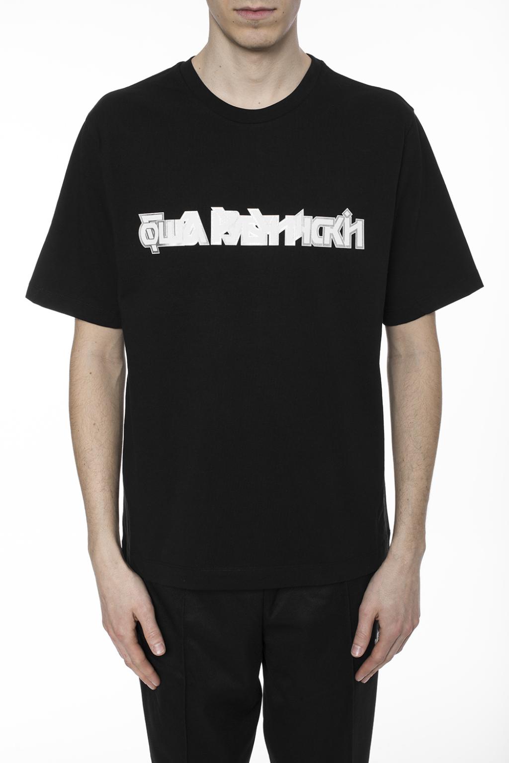 Black Logo-printed T-shirt Gosha Rubchinskiy - Vitkac Australia
